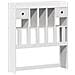 Giroletto senza Materasso Bianco 90x200 cm Legno Massello Pino - Foto miniatura 6