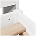 Giroletto senza Materasso Bianco 90x200 cm Legno Massello Pino - Foto miniatura 9