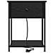 Armadio da Notte con cassetto 2 pcs Rovere nero 42 x 41 x 56 cm - Foto miniatura 7