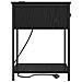 Armadio da Notte con cassetto 2 pcs Rovere nero 42 x 41 x 56 cm - Foto miniatura 8