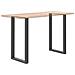 Gambe per tavolo da bar a forma di U 2 pz Antracite 60x(100-101) cm Acciaio - Foto miniatura 8
