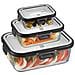 12799 recipiente per cibo Rettangolare Set Trasparente 3 pz - Foto miniatura 1