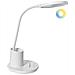 Lampada Da Scrivania A Led Vela Con Dimmer Bianco - Foto miniatura 2