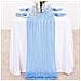 Runner Da Tavolo In Poliestere Con Tessuto Arricciato - 90cm X 300cm - Decorazione Per Feste E Matrimoni Blue - Foto miniatura 2