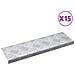 Dischi Quadrati 15 pcs Argento 60 x 18 cm Alluminio - Foto miniatura 1