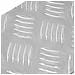Dischi Quadrati 15 pcs Argento 60 x 18 cm Alluminio - Foto miniatura 6
