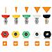 Set Di Ugelli Per Idropulitrice Jetspray 5x040 - Quick Connect 1/4"" | Angoli 0°-60° | Orifizio 0,040"" | Compatibile Con Lavor, Bosch Pro - Foto miniatura 4