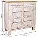 Mobile Da Ingresso In Legno Bianco 104x46x104h - Foto miniatura 8