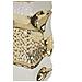 Lampada Da Tavolo Florida Bianca E Oro In Ceramica Ø30×43,5 Cm - Foto miniatura 4