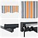Cornice per Tenda Manuale con LED Blu e Arancione 4 × 3 m - Foto miniatura 7