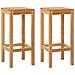 Sgabello da bar 2 pcs Naturale 35 x 35 x 75 cm - Foto miniatura 1