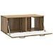 Mobile Porta TV da Muro Rovere Artigianale 78,5 x 41 x 30 cm - Foto miniatura 3