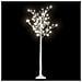 Albero Natale 156 LED 1,5m Salice Bianco Freddo Interno Esterno - Foto miniatura 1