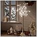Albero Natale 156 LED 1,5m Salice Bianco Freddo Interno Esterno - Foto miniatura 2