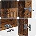 Mobile TV LED a 5 pezzi Legno antico Legno ingegnerizzato - Foto miniatura 3