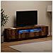 Mobile TV LED a 5 pezzi Legno antico Legno ingegnerizzato - Foto miniatura 6