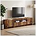 Mobile TV LED a 5 pezzi Legno antico Legno ingegnerizzato - Foto miniatura 8