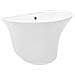 Lavabo A Parete In Ceramica Bianca 560x480x420 Mm - Foto miniatura 2
