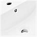 Lavabo A Parete In Ceramica Bianca 560x480x420 Mm - Foto miniatura 3