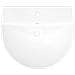 Lavabo A Parete In Ceramica Bianca 560x480x420 Mm - Foto miniatura 5