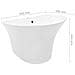 Lavabo A Parete In Ceramica Bianca 560x480x420 Mm - Foto miniatura 6
