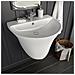 Lavabo A Parete In Ceramica Bianca 560x480x420 Mm - Foto miniatura 1