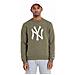 Felpe Mlb Team Logo Crew Neck New York Yankees Abbigliamento Uomo Xs - Foto miniatura 1
