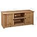 Mobile Porta Tv 120x40x50 Cm In Pino Massello Panama Range - Foto miniatura 2
