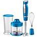 Frullatore ad Immersione SHB 4462BL con Potenza 100 Watt + Accessori Bicchiere Tritatutto Frusta Colore Blu - Foto miniatura 1