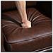 Poltrona Relax Reclinabile Manuale In Similpelle Marrone - Foto miniatura 7