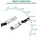 10gb Sfp Cable 0.5m Sfp Twinax Dac Cavo Attacco Diretto Rame Compatibile Con Cisco Sfp-h10gb-cu0.5m Ubiquiti D-link Supermicro Netgear Mikrotik Per Switch Router Nic - Foto miniatura 4