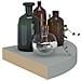 Scaffali Angolari A Parete 4 Pz Grigi 25x25x3,8 Cm Mdf - Foto miniatura 3