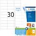 Labels white 70x29,7 SuperPrint 3000 pcs. , Bianco, Labels / pack - 3000 pcs. Sheets / pack - 100 pcs, 70 x 29, 7 mm, A4 sheets - Foto miniatura 3