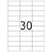 Labels white 70x29,7 SuperPrint 3000 pcs. , Bianco, Labels / pack - 3000 pcs. Sheets / pack - 100 pcs, 70 x 29, 7 mm, A4 sheets - Foto miniatura 6