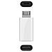 USBMICROUSBC cavo di interfaccia e adattatore USB 2.0 Micro-B USB C Bianco - Foto miniatura 1