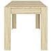 Tavolo da Pranzo Rovere Sonoma 140x74,5x76 cm Legno Multistrato - Foto miniatura 3