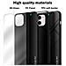 Custodia Compatibile Con Apple Iphone 11 - Ottica A Strisce In Opale Nero - Coperchio Protettivo In Vetro Temperato E Silicone Tpu - Foto miniatura 7