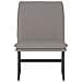 Sedia Lounge Tortora 52x75x76 Cm In Tessuto - Foto miniatura 3