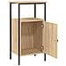 Comodino Rovere Sonoma 41x31x80 Cm In Legno Multistrato - Foto miniatura 3
