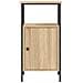 Comodino Rovere Sonoma 41x31x80 Cm In Legno Multistrato - Foto miniatura 5