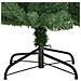 Albero Di Natale Artificiale Incernierato Con Base Verde 150 Cm - Foto miniatura 4