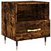 Comodino Rovere Fumo 40x35x47,5 Cm In Legno Multistrato - Foto miniatura 2