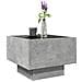 Tavolino Con Led Grigio Cemento 40x40x30cm In Legno Multistrato - Foto miniatura 10