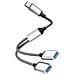 Adattatore Da Tipo C A Doppio Usb 2.0 Silver - Foto miniatura 1