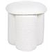 Pouf Carrington Bouclé Bianco Sporco - Foto miniatura 3