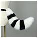 Set Di Orecchie E Coda Da Volpe Fatti A Mano, Accessori Per Cosplay Black&white - Foto miniatura 3