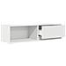 Mobili TV a Parete 2pz Bianchi 100x31x25,5 cm Legno Multistrato - Foto miniatura 3