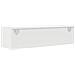Mobili TV a Parete 2pz Bianchi 100x31x25,5 cm Legno Multistrato - Foto miniatura 5