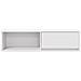 Mobili TV a Parete 2pz Bianchi 100x31x25,5 cm Legno Multistrato - Foto miniatura 8