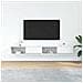 Mobili TV a Parete 2pz Bianchi 100x31x25,5 cm Legno Multistrato - Foto miniatura 9